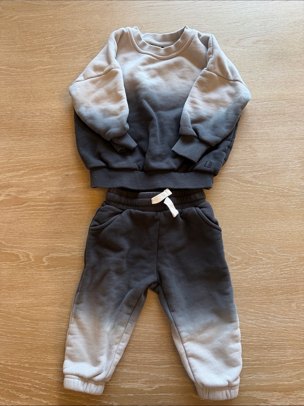 Little Bipsy Ombre Sweatshirt & Joggers - Gray